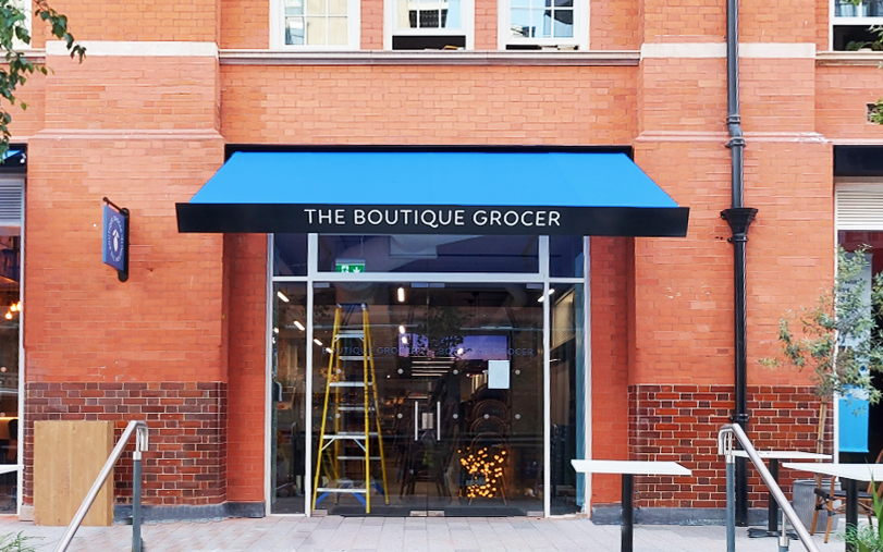 SQ2 awnings Boutique Grocer