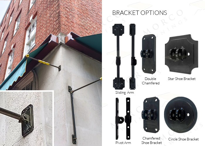 Bracket Options for Awnings