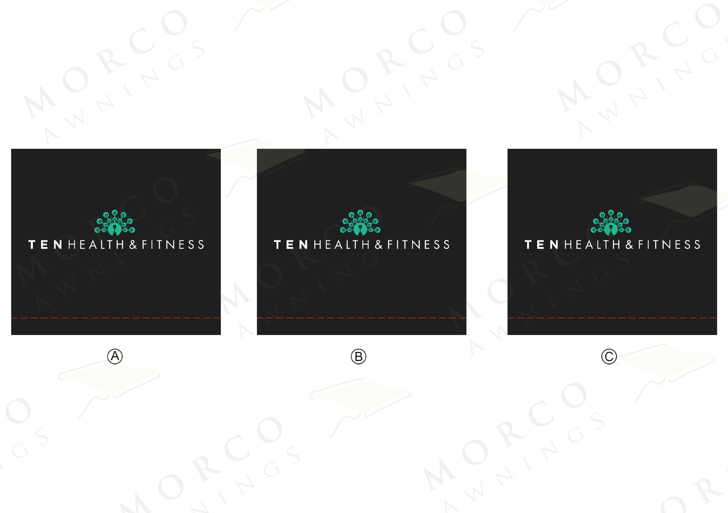 Branded Awnings Ten Health and Fitness