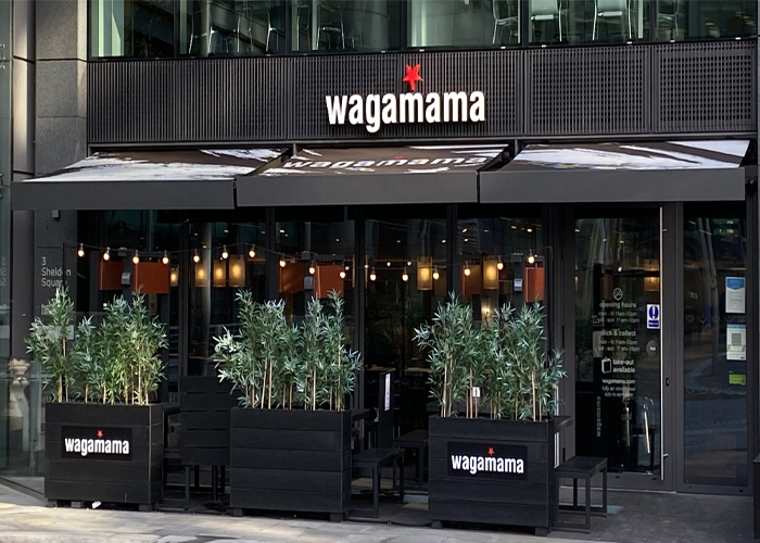  Branded Awnings For Wagamama Restaurant