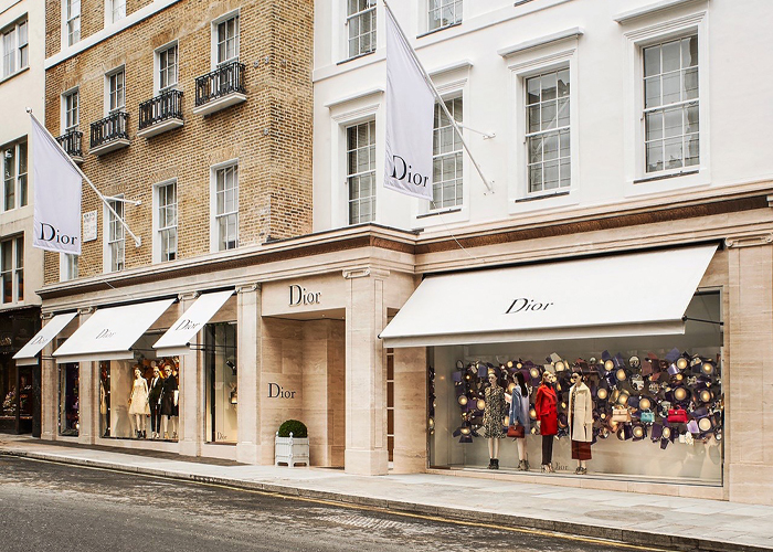 Branded Awnings for Dior By Morco