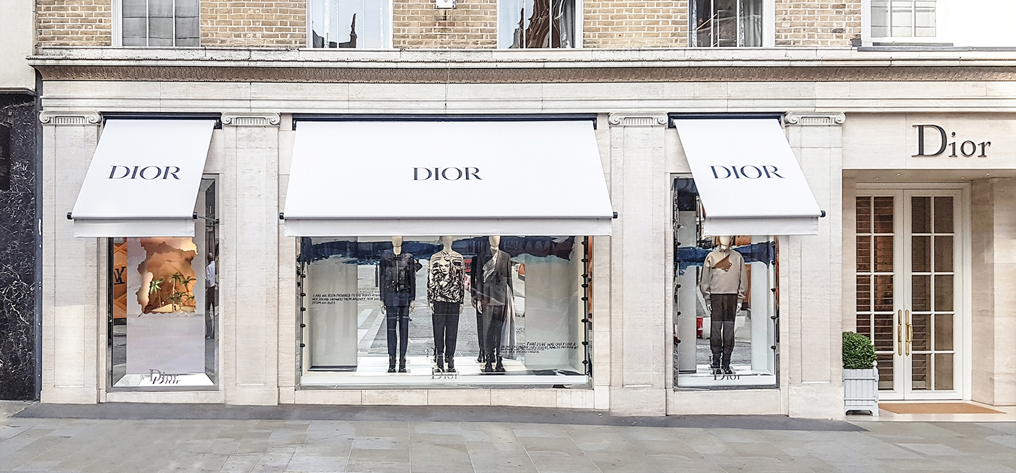 Greenwich awning for DIOR