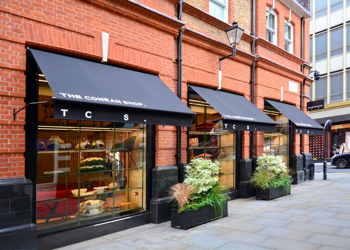 Shop Awnings for The Conran Shop