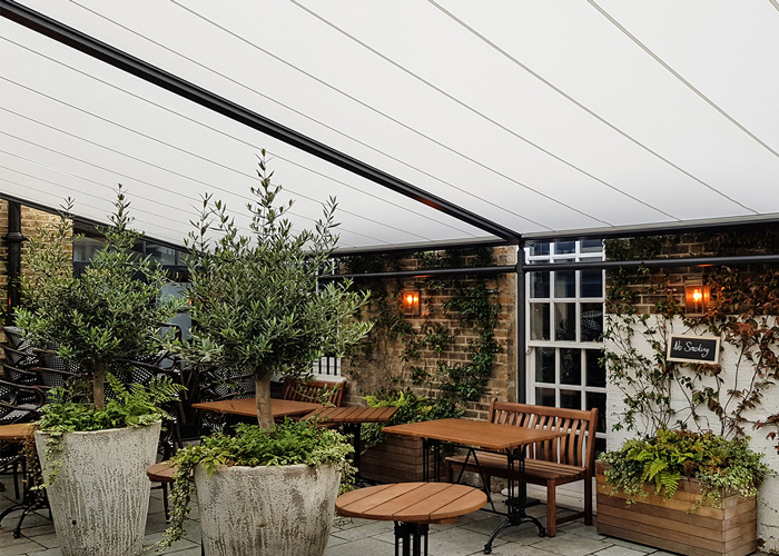 Bellfort Terrace Awning - Extended