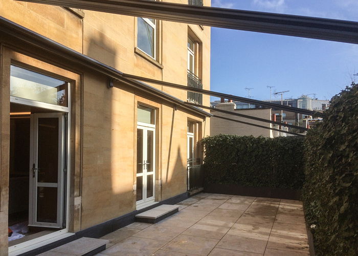 Bellfort Terrace Awning - Retracted