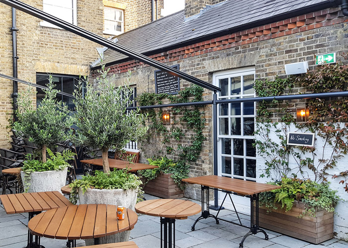 Bellfort Terrace Awning - Retracted