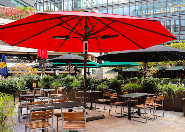 Parasols for Broadgate Circle
