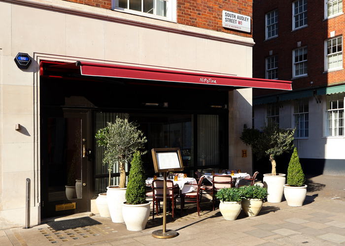 Greenwich Cantilever Awning South Audley Street