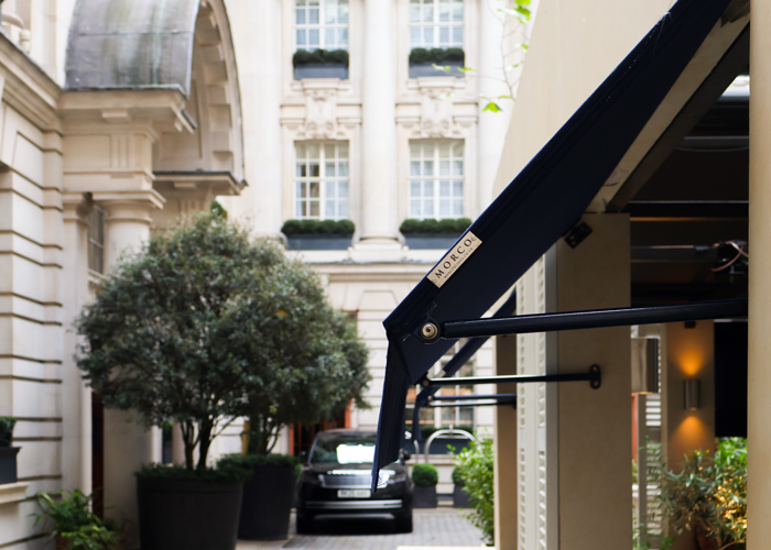 Panel Canopies & Parasols for Rosewood Hotel 