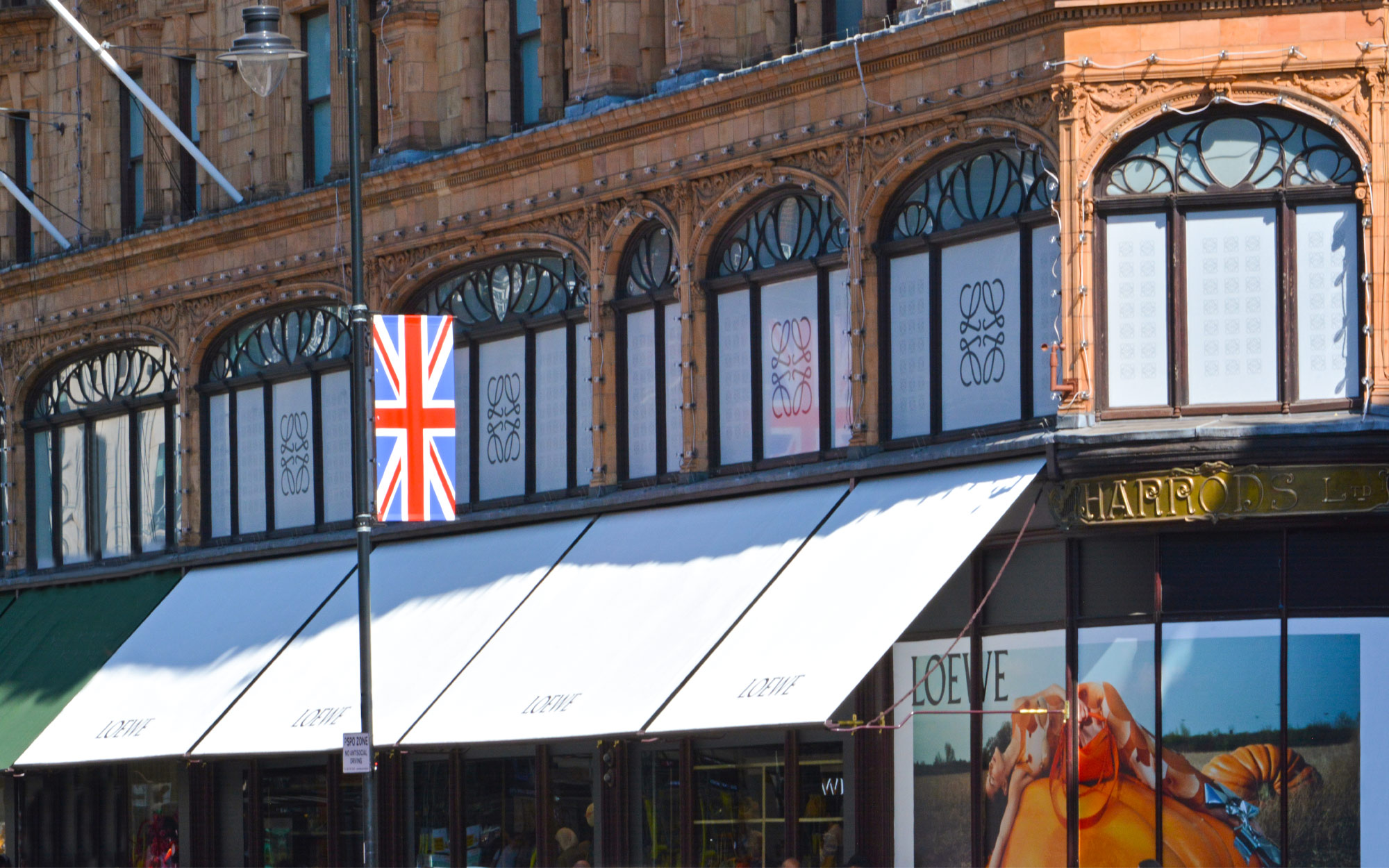 Patio Awnings for Harrods