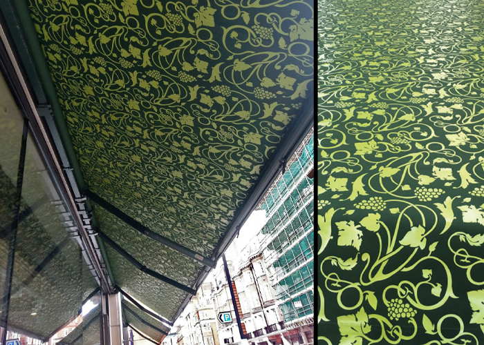 Pattern Branded Awnings for Commercial and Residential
