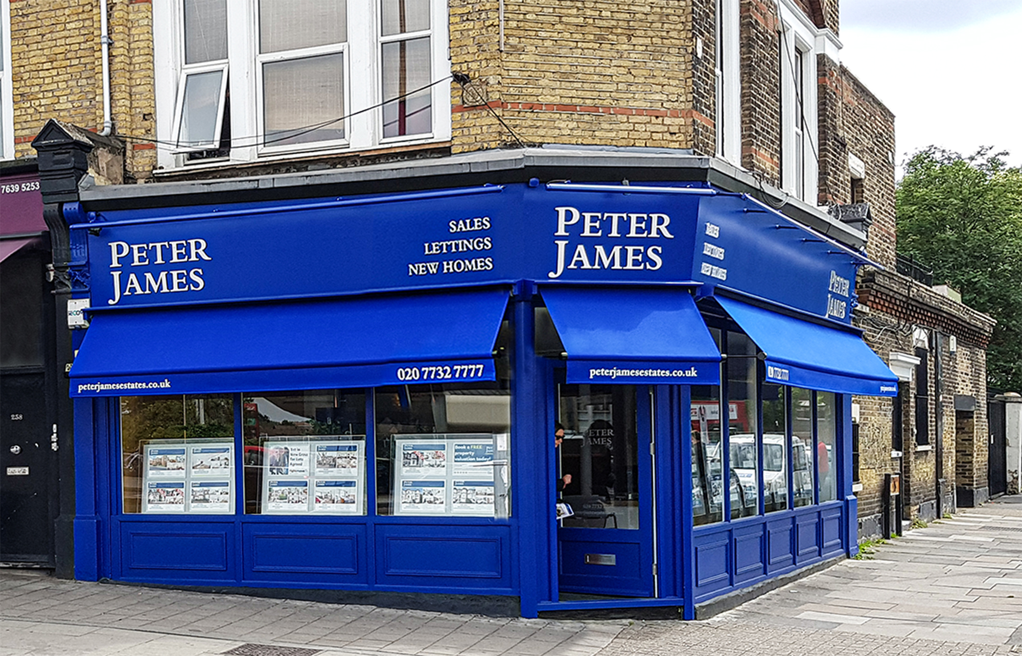 Greenwich awnings Peter James