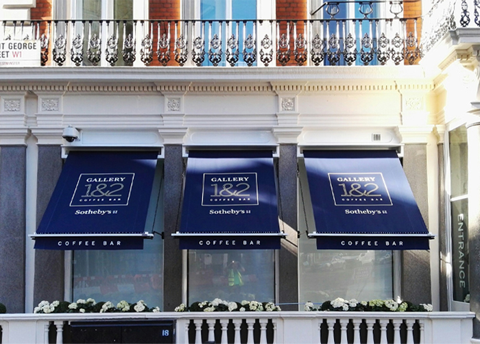 Traditional Awnings with Branding