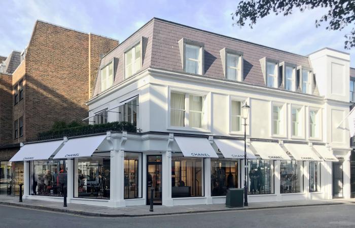 Greenwich® Awnings for Chanel store at Brompton Village, London