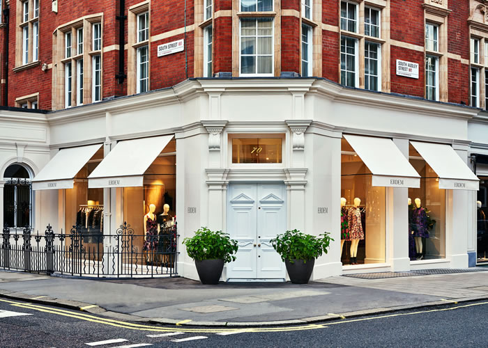 Marlesbury Awning® for the Erdem Flagship Store 