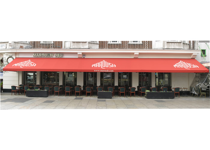 Fremantle Parisian® Terrace Awning for Maroush deli and juice bar