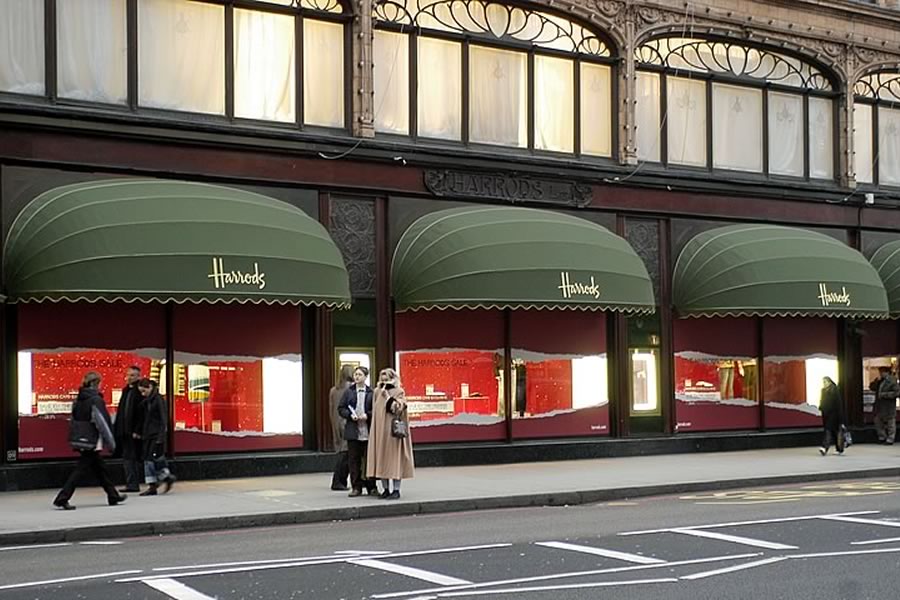 Harrods awnings by Morco Awnings & Blinds
