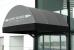 The Rib Entrance® canopy is actually fixed from the floor